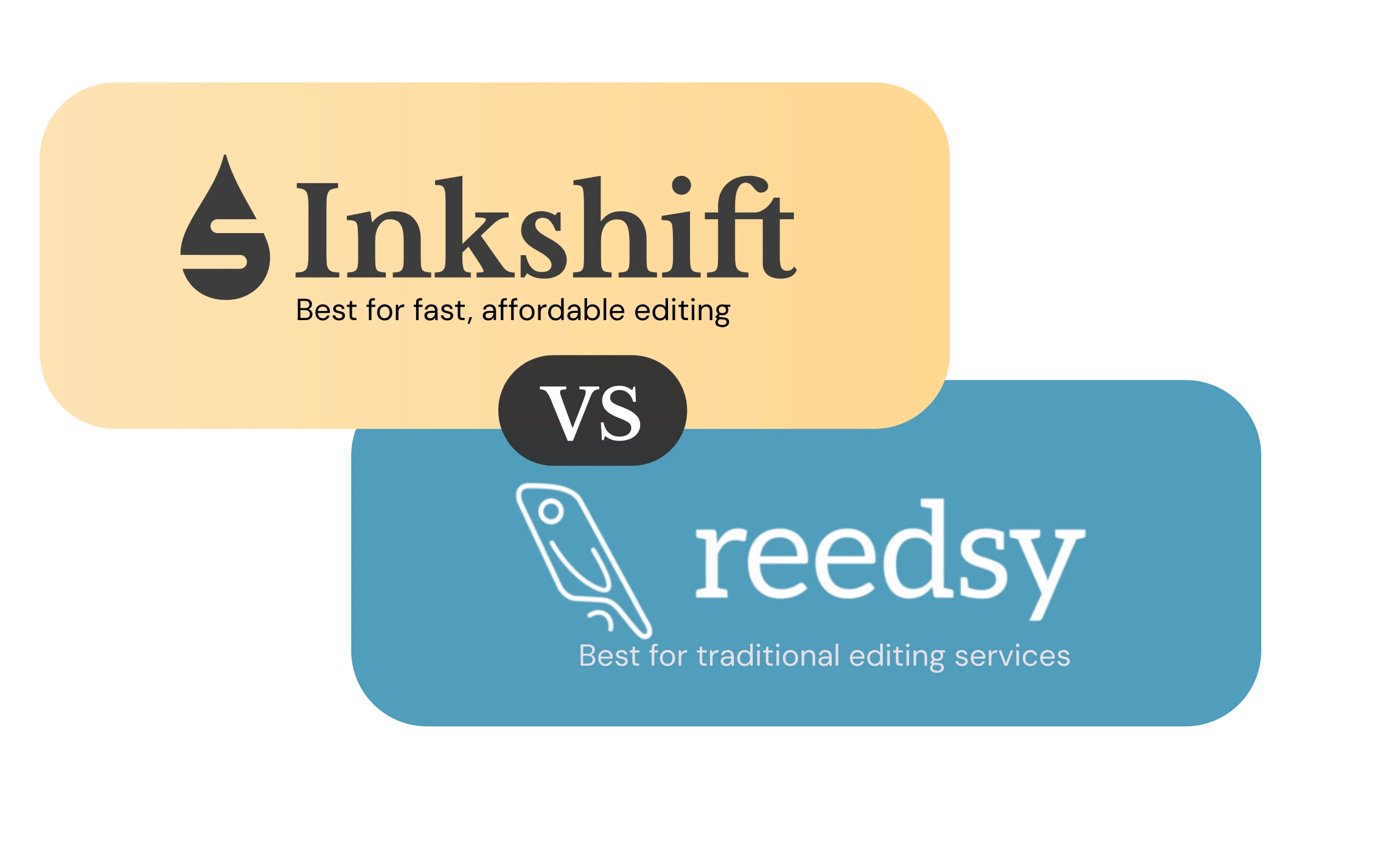 Inkshift vs Reedsy comparison - choosing the right tool for your writing stage