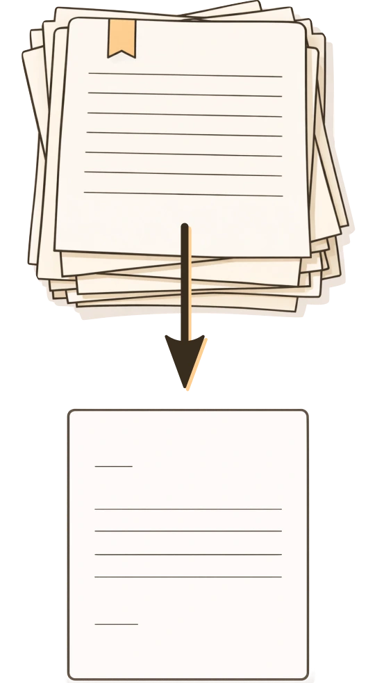 Magnifying glasses on a manuscript